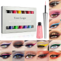 14 colors quick dry long lasting waterproof matte liquid eyeliner for eyes make up